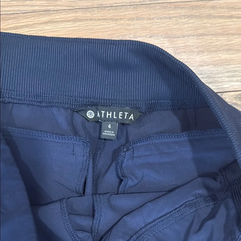 Athleta Brooklyn Joggers Navy Blue - Picture 2 of 2